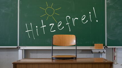 Obraz na płótnie Canvas hitzewelle in deutschland - text 