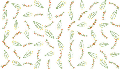 Tropical seamless pattern featuring hibiscus blooms and monstera foliage. Ideal for textile prints, wallpapers, wrapping paper,