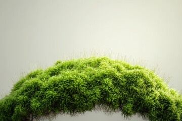 Close-up of a vibrant moss specimen.