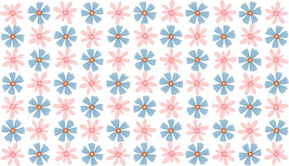 Tropical seamless pattern featuring hibiscus blooms and monstera foliage. Ideal for textile prints, wallpapers, wrapping paper,