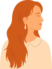 International woman's day female portrait