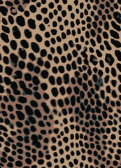cheetah animal dots, jaguar skin, vector art, 3 colors, vivid colors sets, retro style, graphic skin, camouflage, texture, orange, all over print, printing on surface seamless pattern, exotic animal