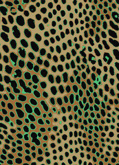 cheetah animal dots, jaguar skin, vector art, 3 colors, vivid colors sets, retro style, graphic skin, camouflage, texture, orange, all over print, printing on surface seamless pattern, exotic animal