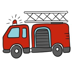 fire truck cartoon