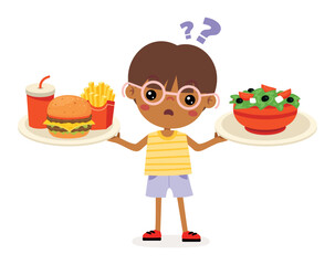 Eating Healthy or Unhealthy Food