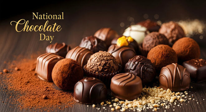 Celebrate National Chocolate Day: A Decadent Assortment
Gourmet Chocolates: Indulge on National Chocolate Day