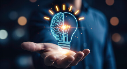 Brain power innovation creativity idea lightbulb intelligence knowledge solution inspiration concept design