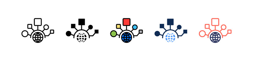 Network multiple icon