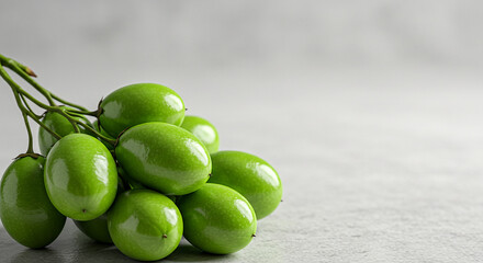 Fresh Green Olives – Glossy, Firm & Naturally Briny Mediterranean Fruit