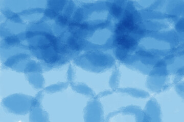 やさしい和柄の藍色背景素材