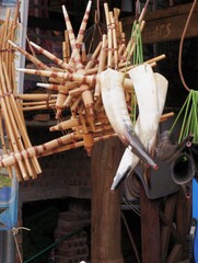 dried fish on the market
