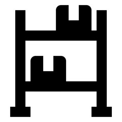 shipping and delivery solid icon