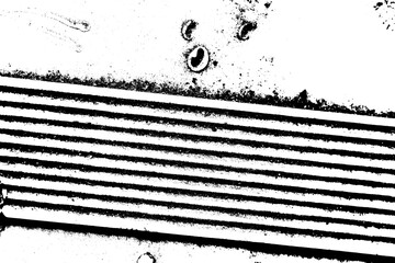 Grunge background is black and white. Abstract monochrome background