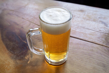 冷えた生ビール, ジョッキ