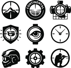 Tactical Emblem Grid – Precision, Vision & Utility Icons