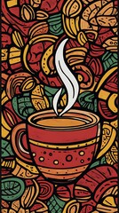 cup of coffee art 