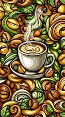 cup of coffee art 