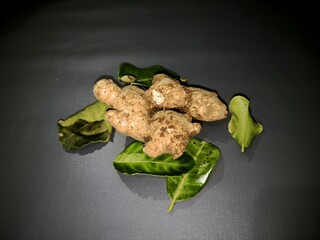 Gingers and Orange Tangerine Leaves Herb Spices