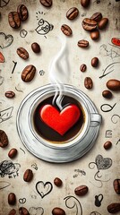 cup of coffee art 