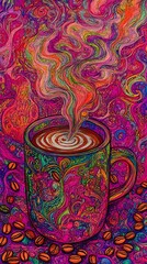 cup of coffee art 
