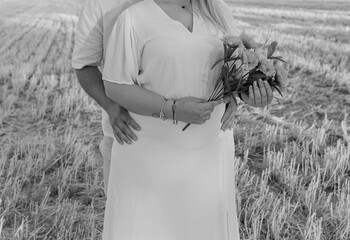 amor, familia, boda, gente, mujer, novia, besar, romance, al aire libre, verano, naturaleza,...