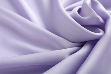 Crumpled violet silk fabric as background, closeup