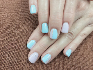 simplistic nail art