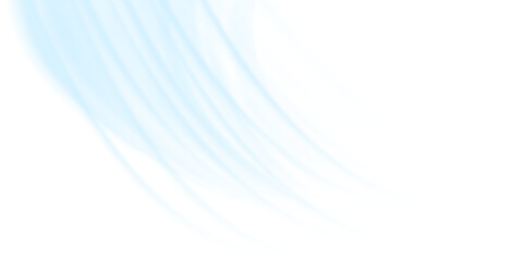 Air flow set of vector elements on a white background. Abstract light effect blowing from an air conditioner, purifier or humidifier. Dynamic blurred flow motion