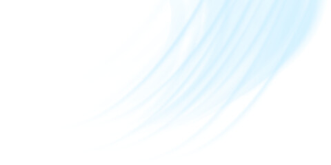 Air flow set of vector elements on a white background. Abstract light effect blowing from an air conditioner, purifier or humidifier. Dynamic blurred flow motion