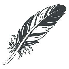 Obraz premium Feather vector illustration free online download.