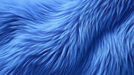 Soft, vibrant blue fur texture with a mesmerizing pattern.