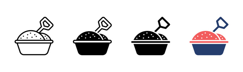 Sandbox icon sheet multiple style collection