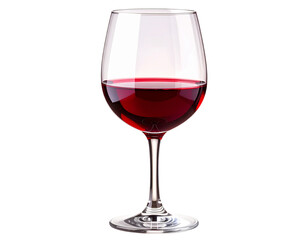 Wine glass toast, transparent background.