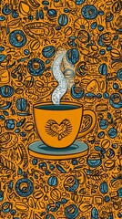 cup of coffee art 