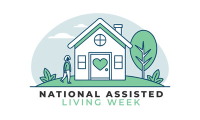 National Assisted Living Week.  Assisted Living concept Design.