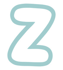 vector set of alphabet Z