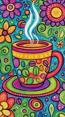 cup of coffee art 