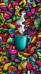 cup of coffee art 