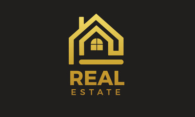 Real estate logo design with full branding business card, stumps, email signature, and social media kit