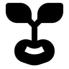 nature and ecology solid icon