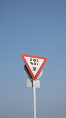 Hong Kong's 'give way' sign