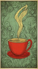 cup of coffee art 