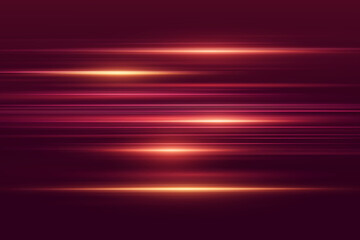 Abstract glowing light motion lines for speed effect.