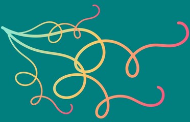 Green background with lines 