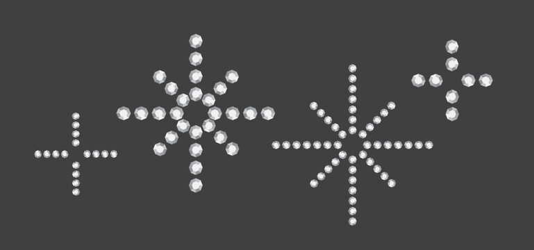 Jewel Rhinestone Sparkle Element