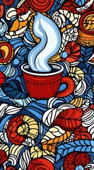 cup of coffee art 