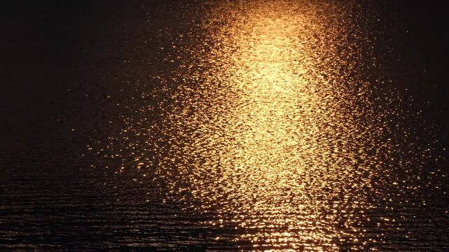 Golden Lake at Sunset &ndash; Converted from 8K to 4K