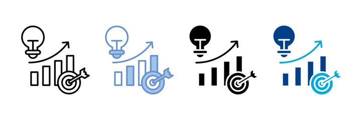 Vision Icon set multiple style collection