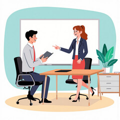 Flat style, Vector illustration for Business. 