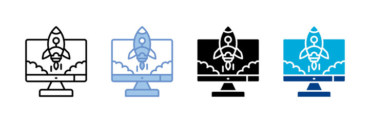 Launch Icon set multiple style collection